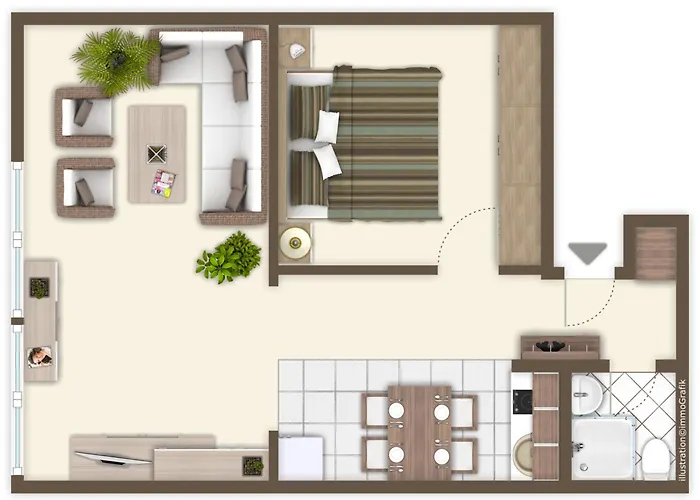 Achtern Diek 2-30 Апартаменты *